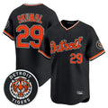 MATTH D.Tigers #29 Tarik Skubal Player Black Limited Home Stitched Jerseys