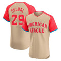 MATTH D.Tigers #29 Tarik Skubal Player Cream American League All-Star Limited Elite Home Stitched Jerseys
