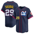 MATTH D.Tigers #29 Tarik Skubal Player Navy Limited American League All-Star Edition Stitched Jerseys