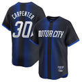 MATTH D.Tigers #30 Kerry Carpenter Player Navy City Connect Home Limited Stitched Jerseys