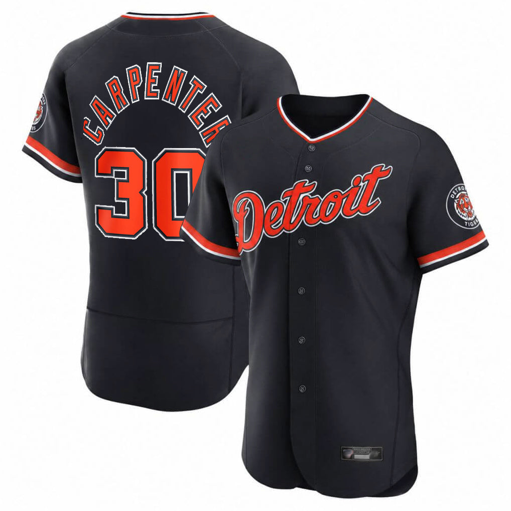 MATTH D.Tigers #30 Kerry Carpenter Player Navy Limited Elite Home Game Stitched Jerseys