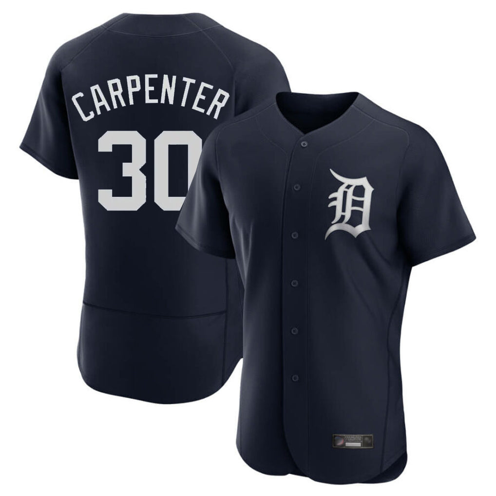 MATTH D.Tigers #30 Kerry Carpenter Player Navy Limited Elite Home Stitched Jerseys