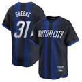 MATTH D.Tigers #31 Riley Greene Player Navy City Connect Home Limited Stitched Jerseys