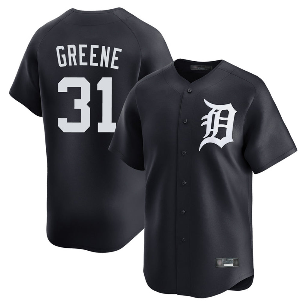 MATTH D.Tigers #31 Riley Greene Player Navy Home Limited Game Stitched Jerseys