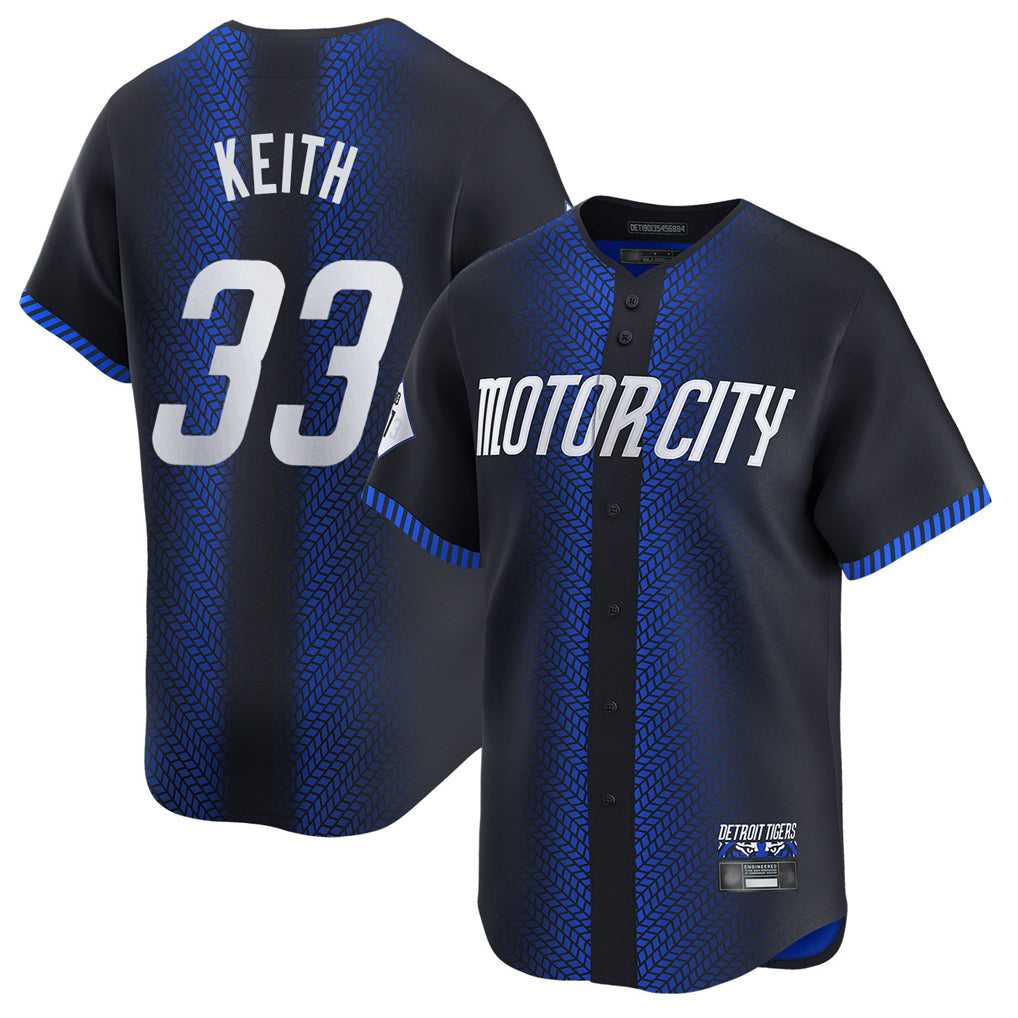MATTH D.Tigers #33 Colt Keith Player Navy City Connect Home Limited Stitched Jerseys