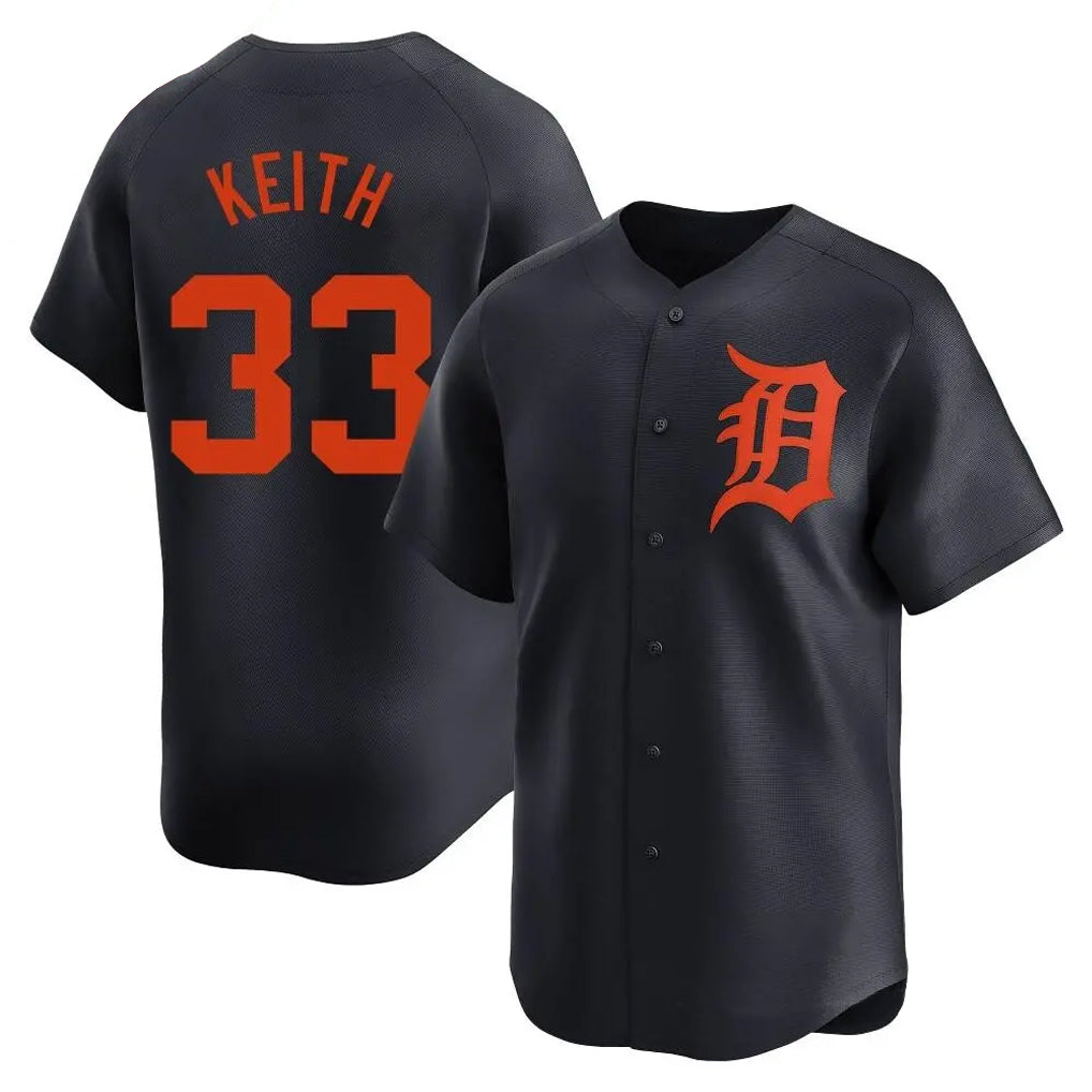 MATTH D.Tigers #33 Colt Keith Player Navy Home Limited Stitched Jerseys