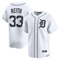 MATTH D.Tigers #33 Colt Keith Player White Home Limited Stitched Jerseys