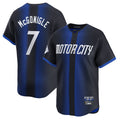 MATTH D.Tigers #7 Kevin McGonigle Player Navy City Connect Home Limited Stitched Jerseys