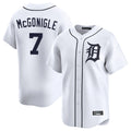 MATTH D.Tigers #7 Kevin McGonigle Player White Home Limited Stitched Jerseys