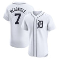 MATTH D.Tigers #7 Kevin McGonigle Player White Limited Elite Home Stitched Jerseys