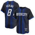MATTH D.Tigers #8 Matt Vierling Player Navy City Connect Home Limited Stitched Jerseys