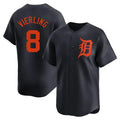 MATTH D.Tigers #8 Matt Vierling Player Navy Home Limited Stitched Jerseys
