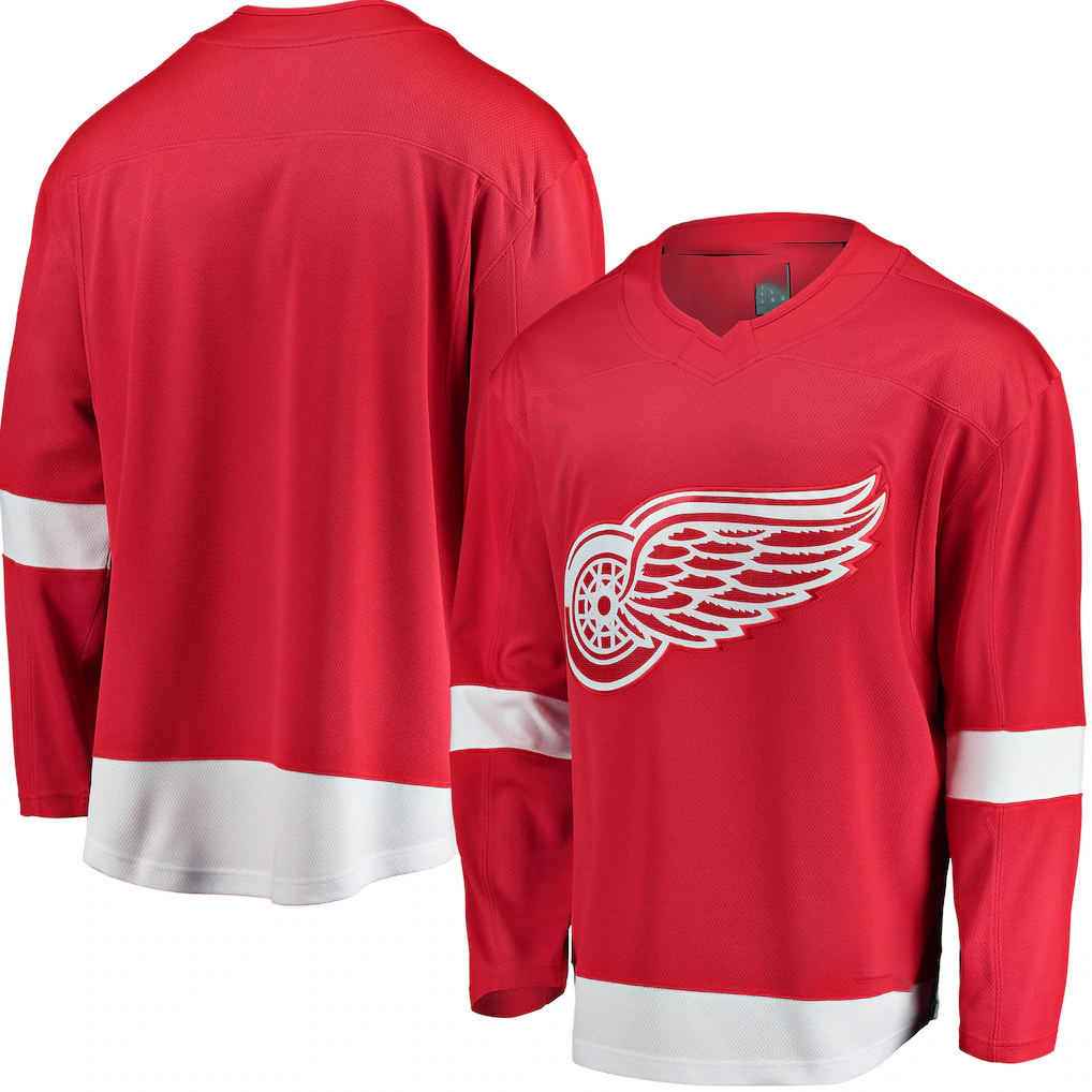 MATTH D.Red wings Red Breakaway Home Jerseys