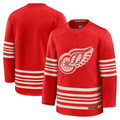MATTH D.Red wings Red Centennial Premium Jerseys