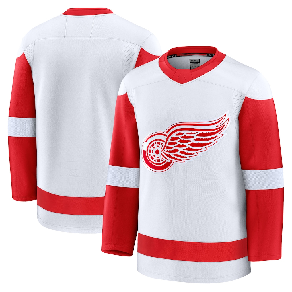 MATTH D.Red wings White Away Premium Jerseys