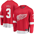 MATTH D.Red wings #3 Justin Holl Red Home Breakaway Jerseys