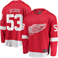 MATTH D.Red wings #53 Moritz Seider Red Home Breakaway Player Jerseys