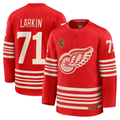 MATTH D.Red wings #71 Dylan Larkin Red Centennial Premium Player Jerseys