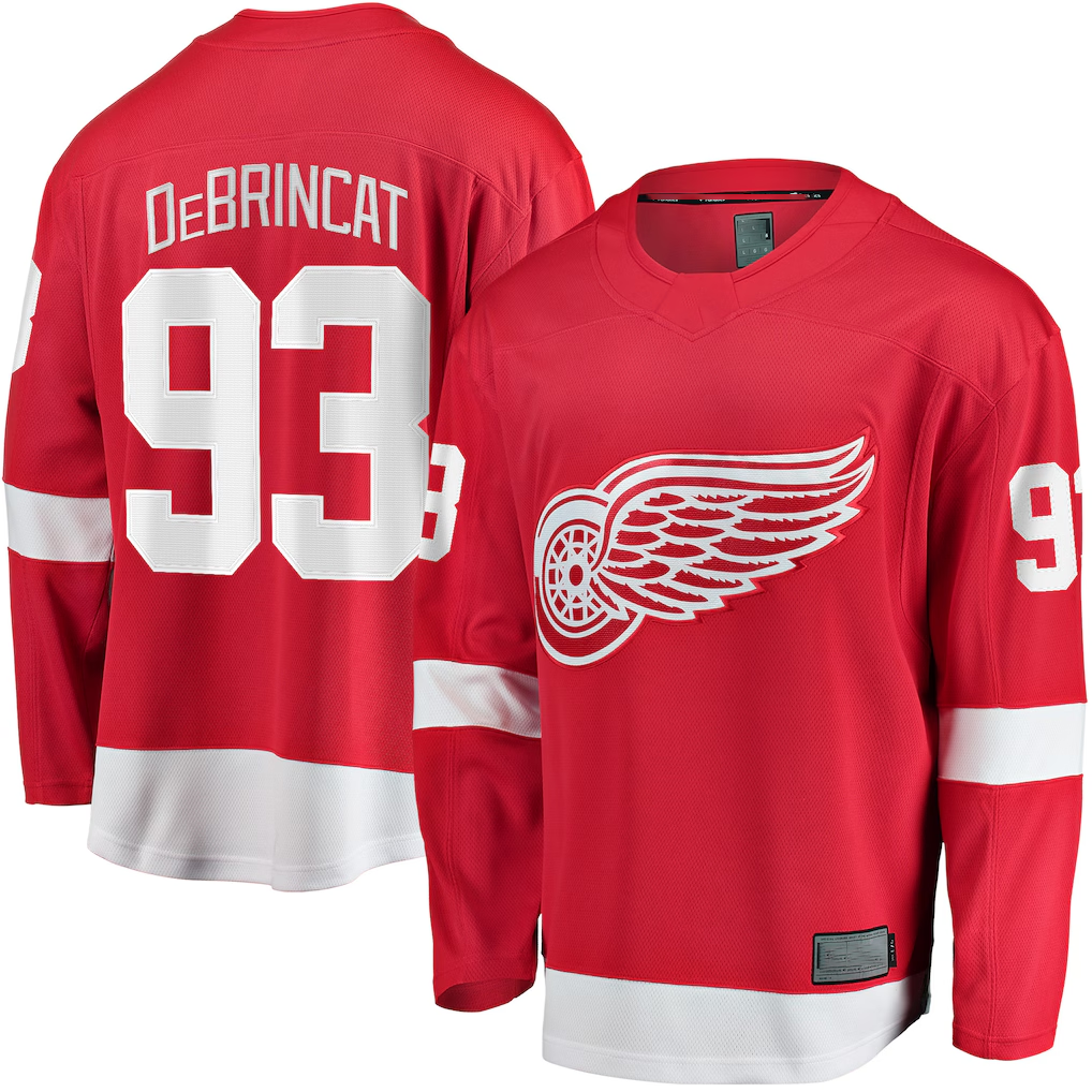 MATTH D.Red wings #93 Alex DeBrincat Red Breakaway Jerseys