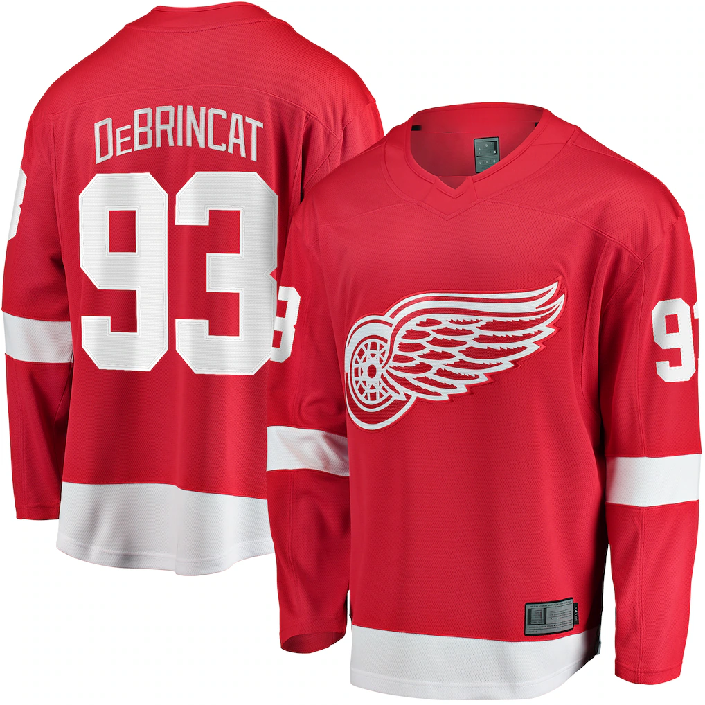 MATTH D.Red wings #93 Alex DeBrincat Red Home Breakaway Jerseys