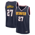 MATTH D.Nuggets #27 Jamal Murray Navy Fast Break Replica Player Jerseys - Icon Edition