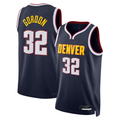 MATTH D.Nuggets #32 Aaron Gordon Navy Swingman Replica Jerseys - Icon Edition