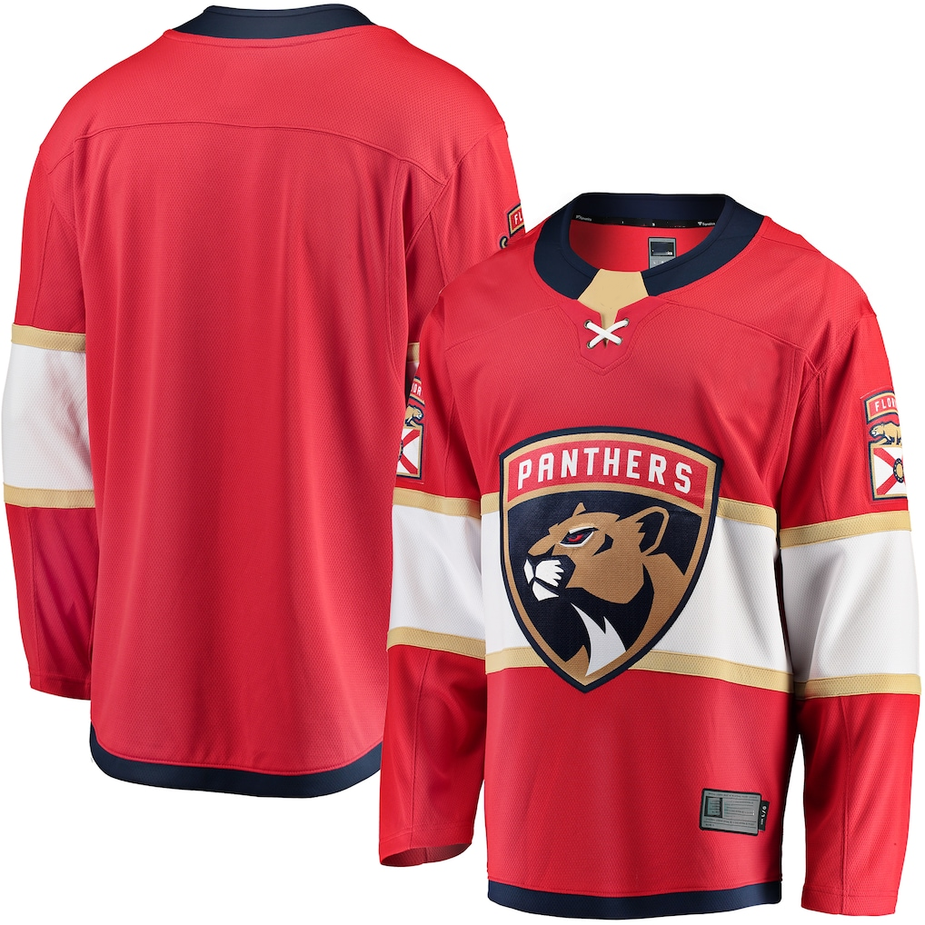 MATTH F.Panthers Red Breakaway Home Jerseys