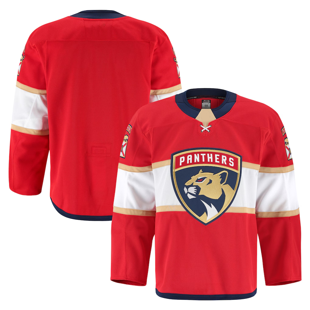 MATTH F.Panthers Red Home Authentic Pro Jerseys