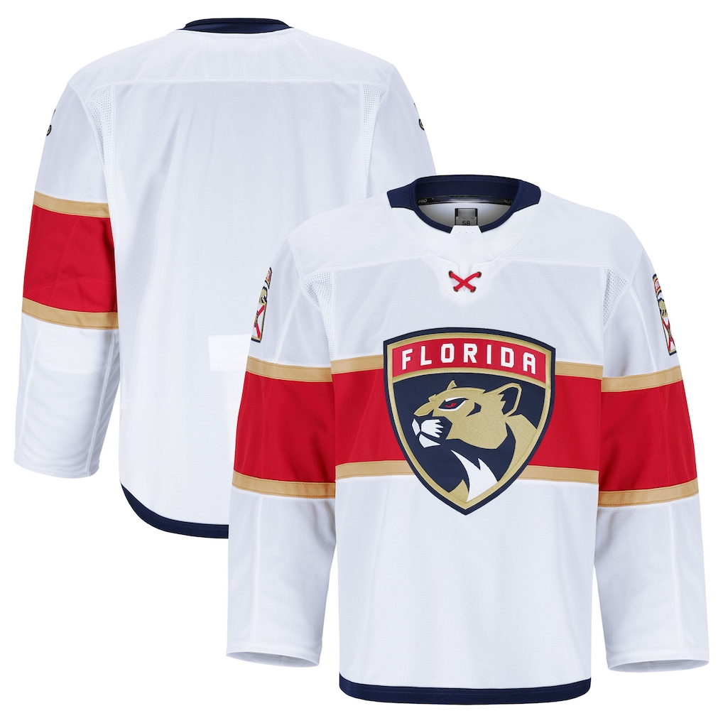 MATTH F.Panthers White Away Authentic Pro Jerseys