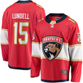 MATTH F.Panthers F.Panthers #15 Anton Lundell Red Home Breakaway Player Jerseys