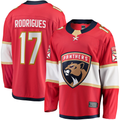 MATTH F.Panthers #17 Evan Rodrigues Red Home Breakaway Jerseys