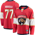 MATTH F.Panthers #77 Niko Mikkola Red Premier Breakaway Player Jerseys
