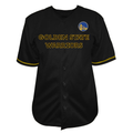 MATTH G.State Warriors Black Big & Tall Pop Full-Button Jerseys