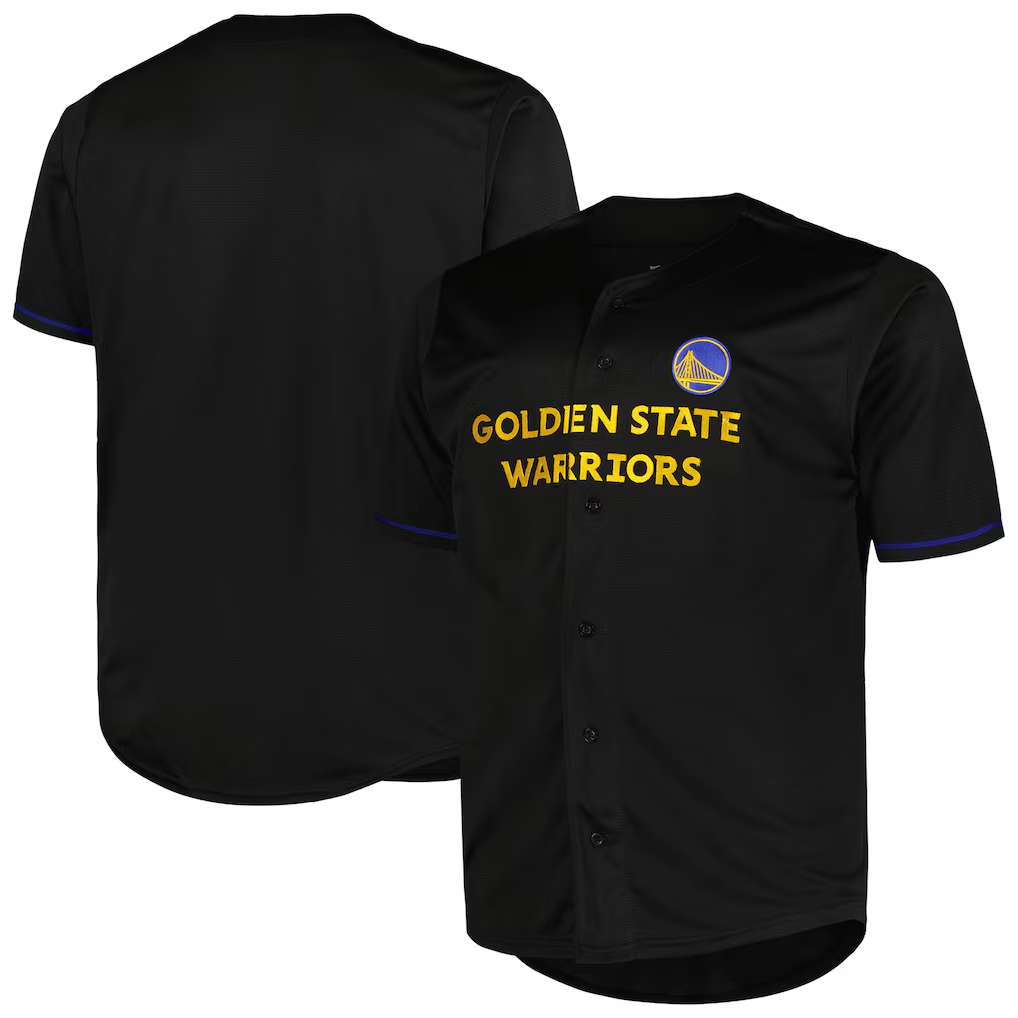 MATTH G.State Warriors Profile Black Big & Tall Pop Jerseys
