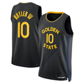 MATTH G.State Warriors #10 Jimmy Butler III Jordan Brand Black Swingman Jerseys - Statement Edition