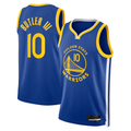 MATTH G.State Warriors #10 Jimmy Butler III Royal Swingman Jerseys - Icon Edition