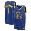 MATTH G.State Warriors #1 Yaxel Lendeborg Royal 2026  Draft First Round Pick Fast Break Jerseys - Icon Edition