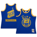 MATTH G.State Warriors #23 Jason Richardson Mitchell & Ness Royal 200405 Hardwood Classics Swingman Jerseys