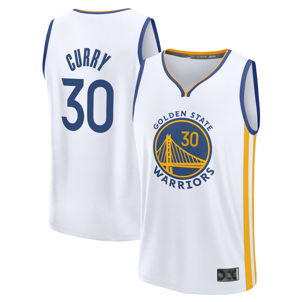 MATTH G.State Warriors #30 Stephen Curry White Swingman Jerseys-Association Edition