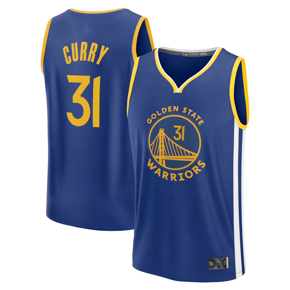 MATTH G.State Warriors #31 Seth Curry Blue Fast Break Replica Jerseys - Icon Edition