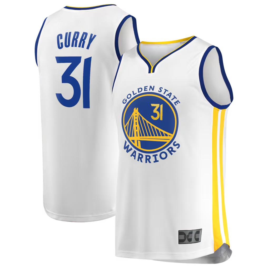 MATTH G.State Warriors #31 Seth Curry White Fast Break Replica Player Jerseys - Association Edition