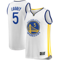MATTH G.State Warriors #5 Kevon Looney White Fast Break Player Replica Jerseys - Association Edition
