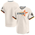 MATTH H.Astros Cream Limited Home Blank Player Stitched Jerseys