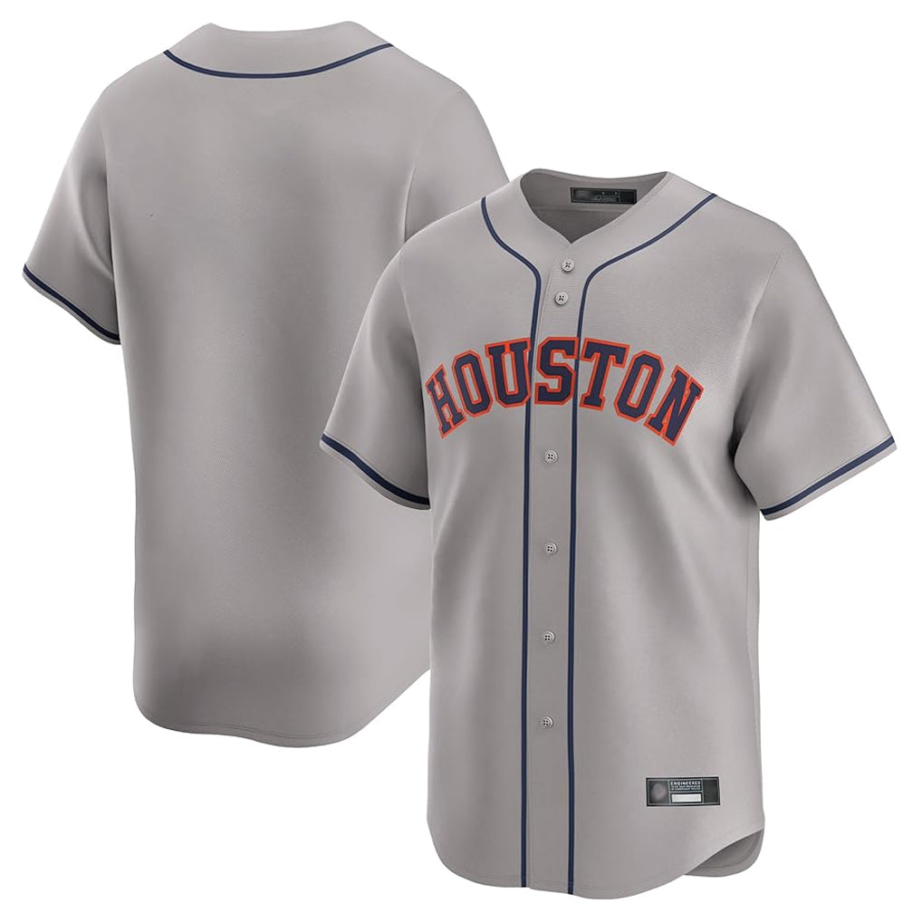 MATTH H.Astros Gray Home Limited Blank Player Stitched Jerseys