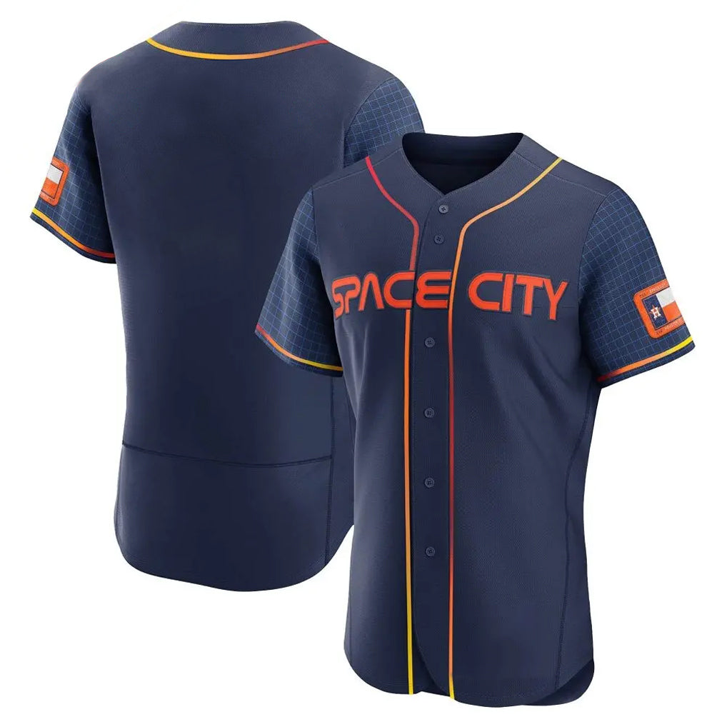 MATTH H.Astros Navy City Connect Limited Elite Home Blank Player Stitched Jerseys