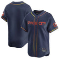 MATTH H.Astros Navy City Connect Limited Home Blank Player Stitched Jerseys