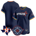 MATTH H.Astros Navy City Connect Texas Patch Vapor Premier Blank Player Limited Home Stitched Jerseys