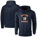 MATTH H.Astros Navy Pullover Hoodie Blank Player Stitched Jerseys