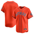 MATTH H.Astros Orange Home Limited Blank Player Stitched Jerseys