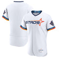 MATTH H.Astros White City Connect Limited Elite Home Blank Player Stitched Jerseys
